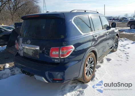 2017 Nissan Armada Sl z USA, uszkodzony, nr VIN JN8AY2ND9H9006394